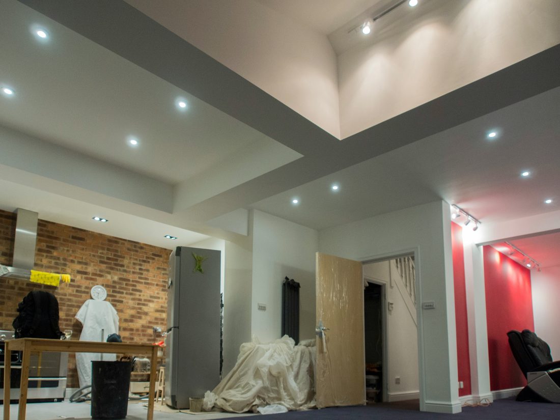 Commercial interior finish by Evergreen Painting