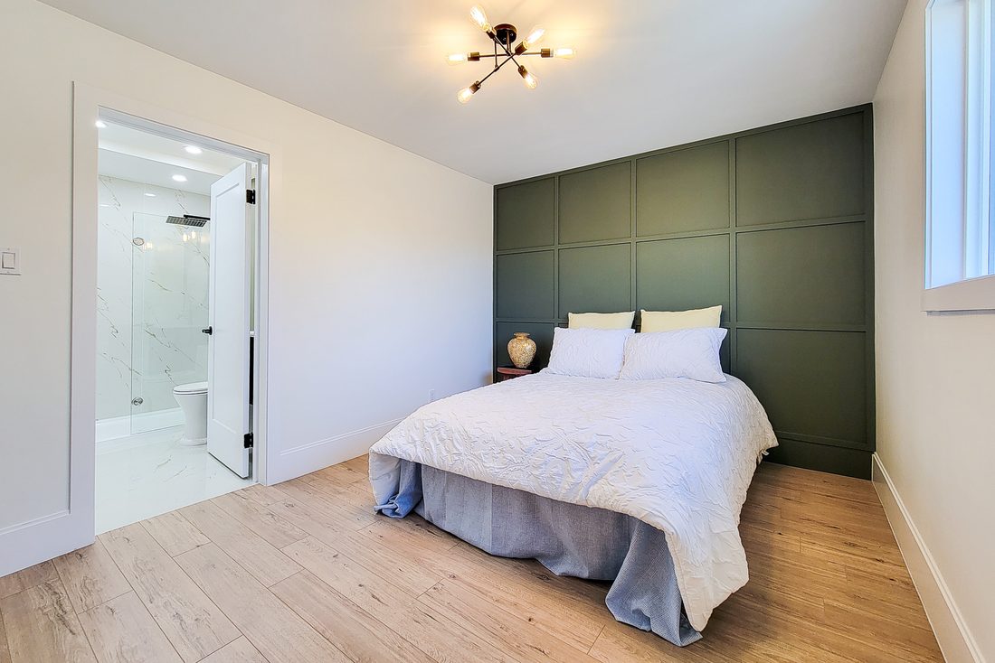 Panelled accent wall by Evergreen Painting